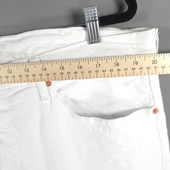 NWT POLO RALPH LAUREN THE VARICK SLIM STRAIGHT Core Replen White Jeans 40X30 - Picture 10 of 15